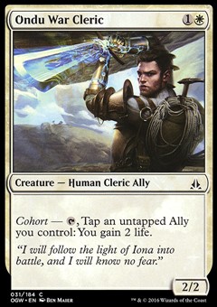 Chierico di Guerra di Ondu