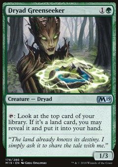 Driade Cercatrice Verde