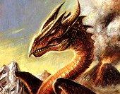 Shivan Hellkite, di Bob Eggleton