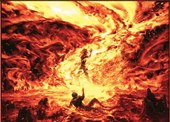 Jaya's Immolating Inferno, di Noah Bradley