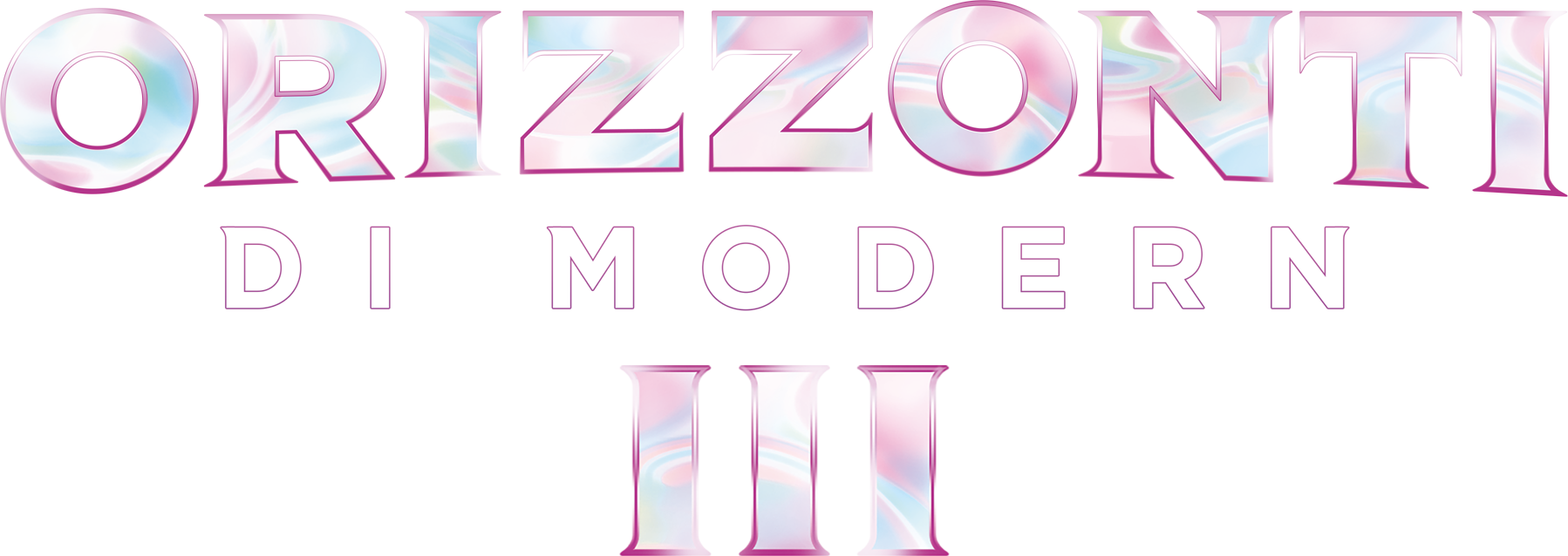 Orizzonti di Modern III