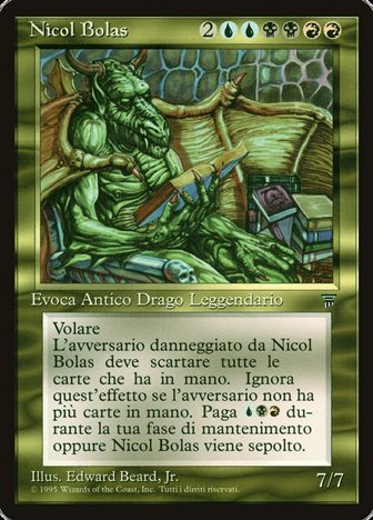 La carta Nicol Bolas di Leggende, in italiano